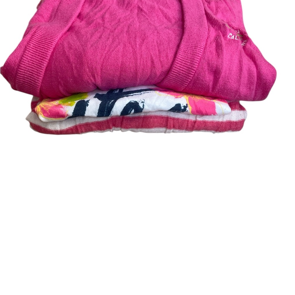 Hollister Pink and Multicolor Tops